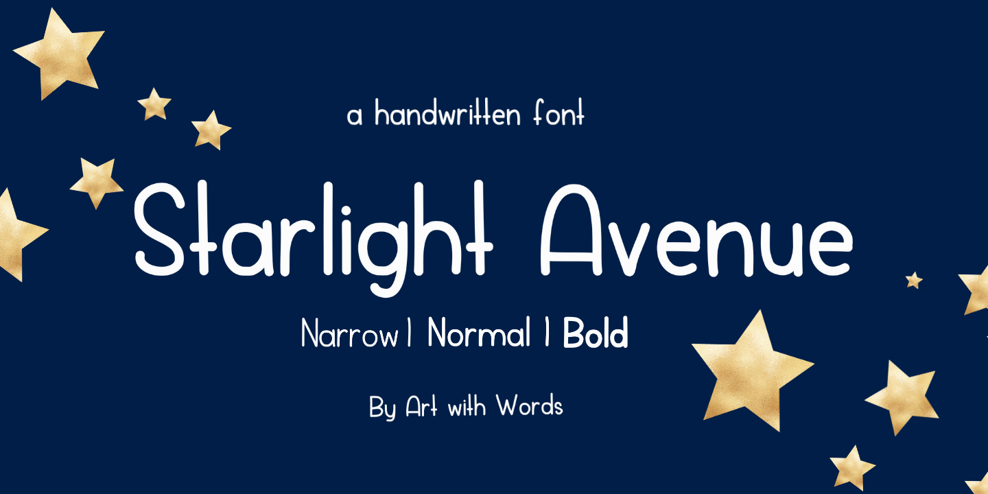 Starlight Avenue Font